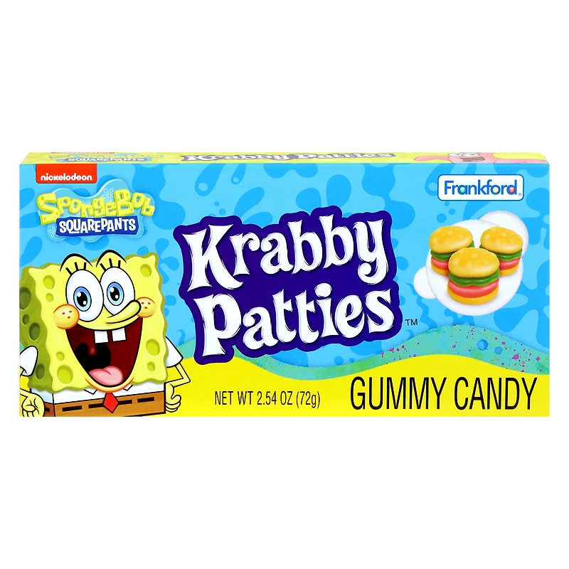 Spongebob Squarepants™ Gummy Krabby Patties Movie Theater Box Candy