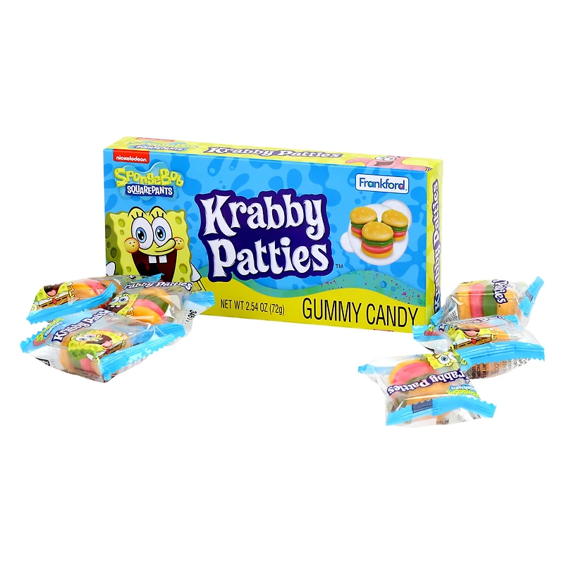 Spongebob Squarepants™ Gummy Krabby Patties Movie Theater Box Candy