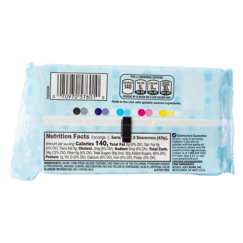 Peeps® Marshmallow Holiday Snowmen 3-Pack