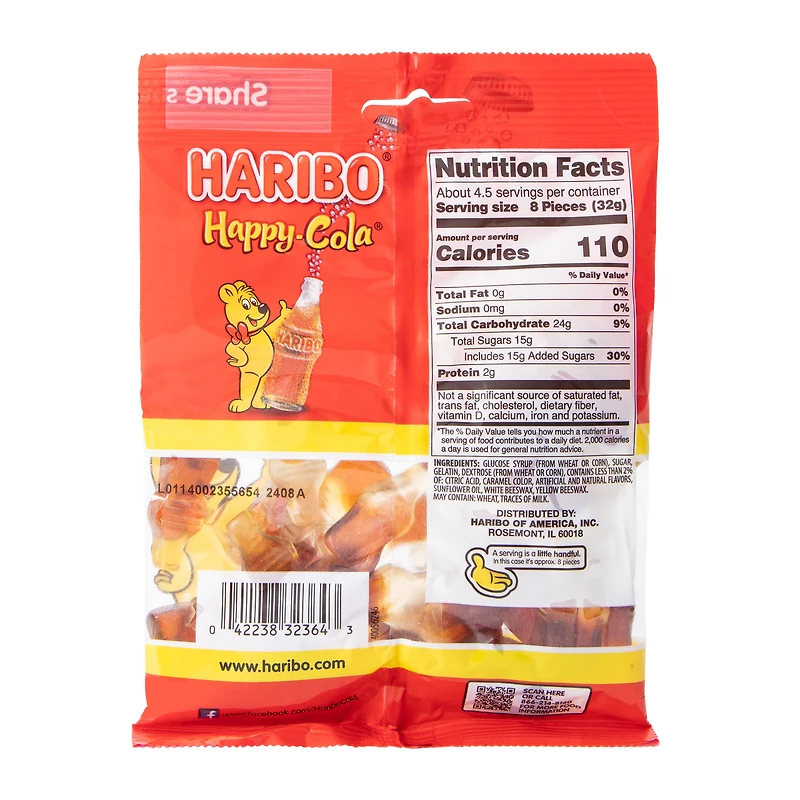 Haribo® Happy-Cola® Tropical Gummi Candy 5oz