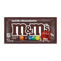 M&M'S Milk Chocolate Candy, Full Size, 1.69 oz Bag