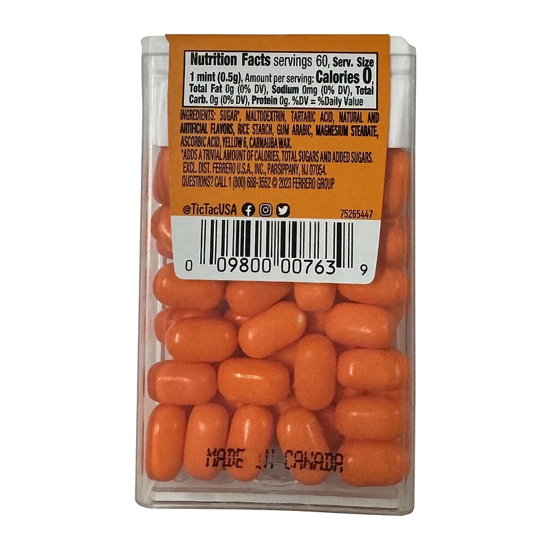 tic tac® orange mints 1oz