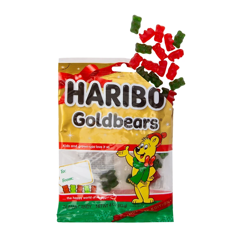 Haribo® Goldbears® Gummi Candy Holiday Edition 4oz Bag