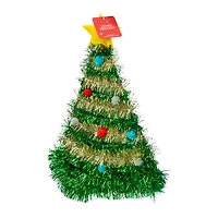 Christmas Tinsel Tree Hat