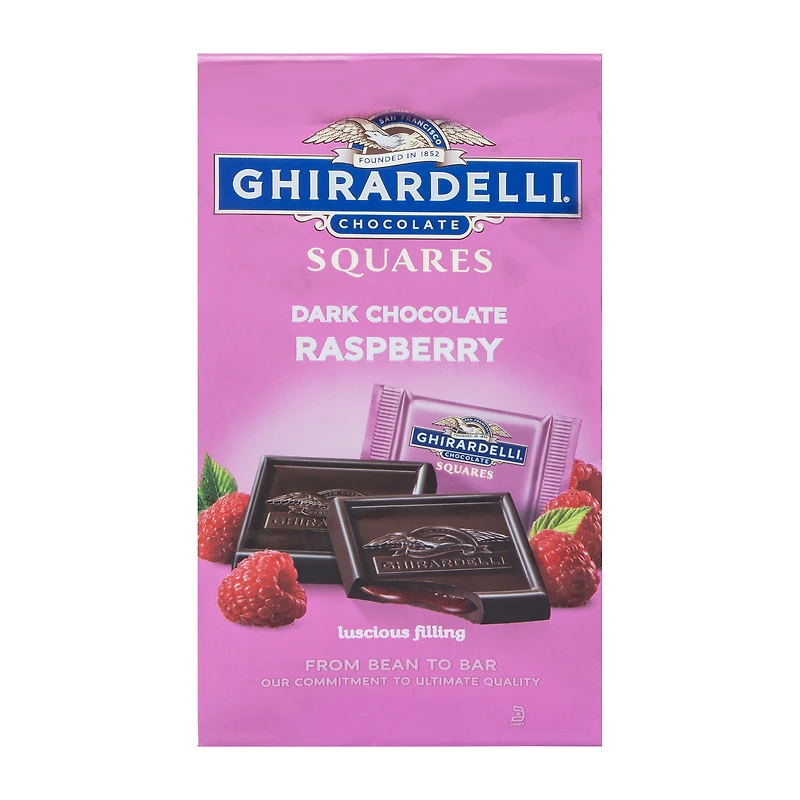 Ghirardelli® Squares Raspberry Dark Chocolate 5.32oz