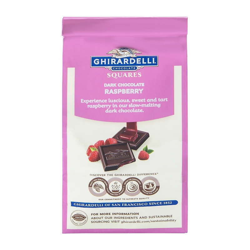 Ghirardelli® Squares Raspberry Dark Chocolate 5.32oz