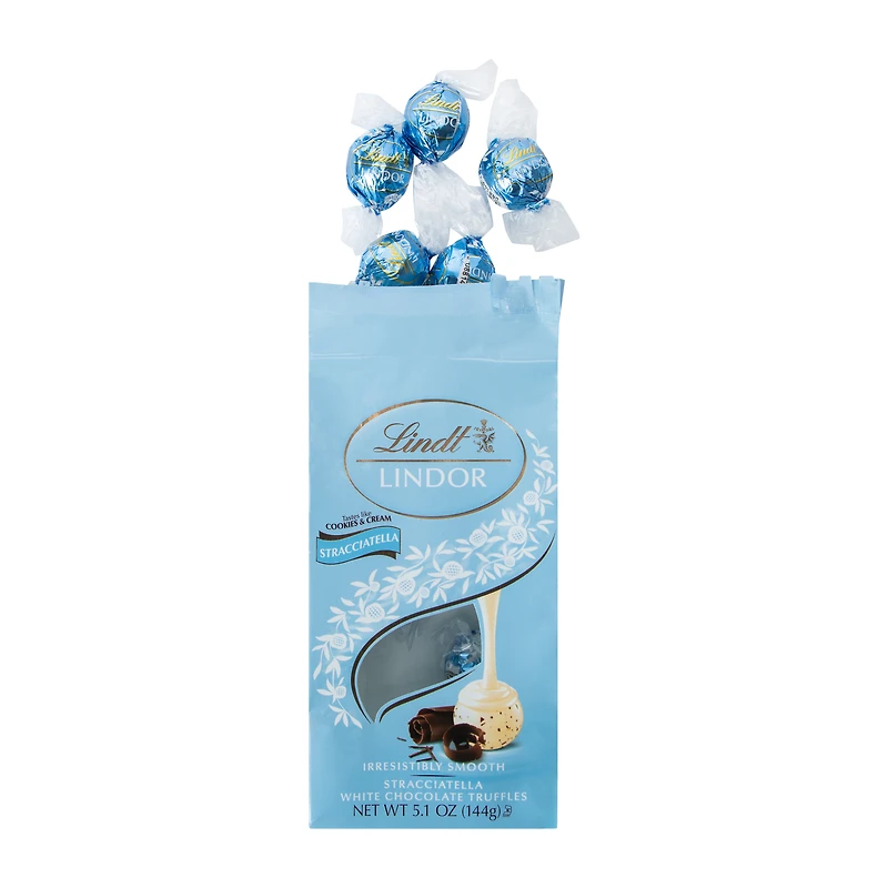Lindt Lindor Stracciatella White Chocolate Truffles 5.1oz
