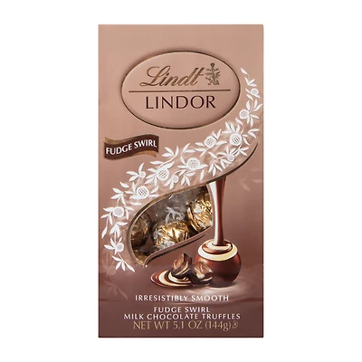 Lindt Lindor Fudge Swirl Milk Chocolate Truffles 5.1oz