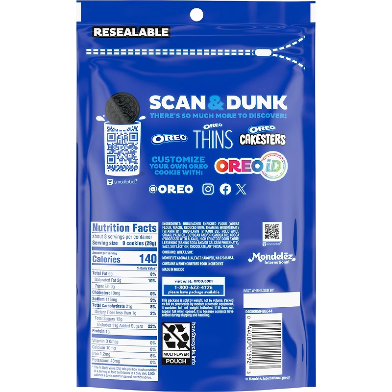 oreo® mini snak-saks 8oz
