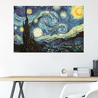The Starry Night Poster 34in x 22.37in