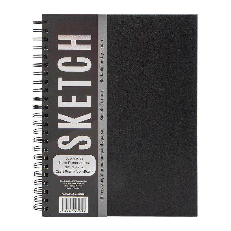 Premiere® Spiral Bound Hardcover Sketch Book 9in x 12in