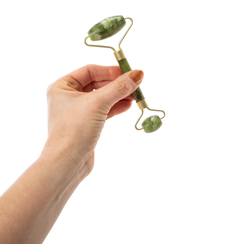 Dual Stone Jade Cosmetic Face Roller
