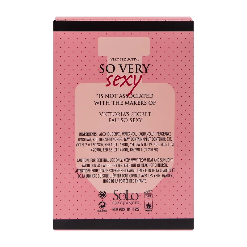 very seductive so very sexy eau de parfum 3.4oz