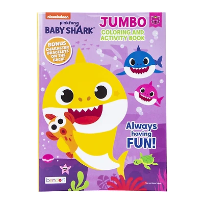 baby shark™ jumbo coloring & activity book