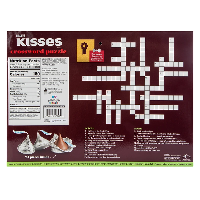 Hershey's Kisses® Milk Chocolate Advent Calendar