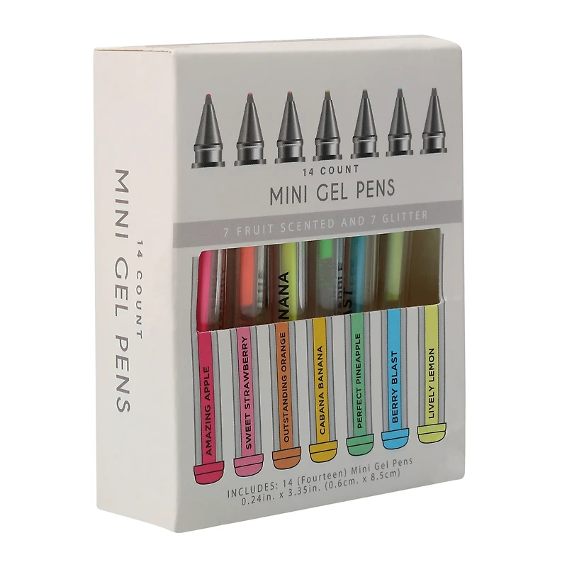 Mini Gel Pens Set 14-Count