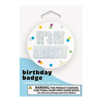 'it's my birthday' button pin