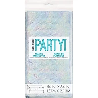 7ft holographic foil party table cover