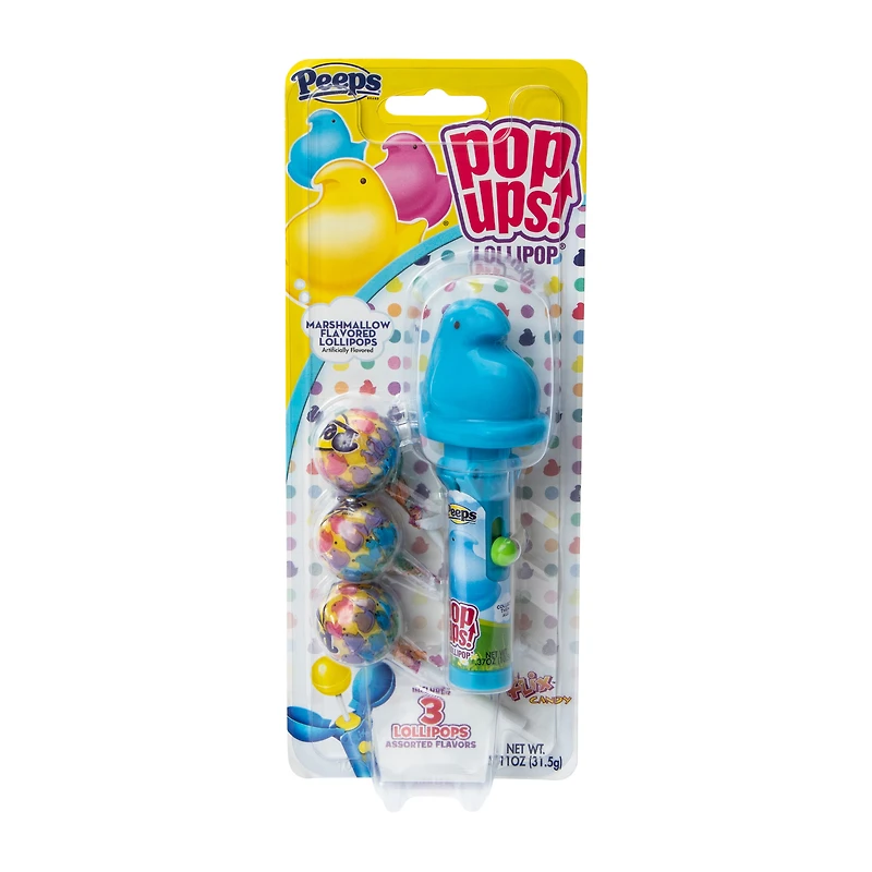 peeps® pop ups!® lollipops case & 3-pop set