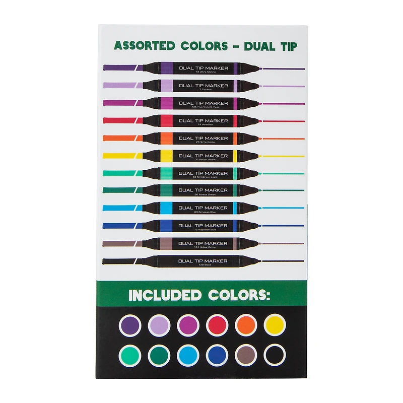 Alcohol Ink Markers 12-Count