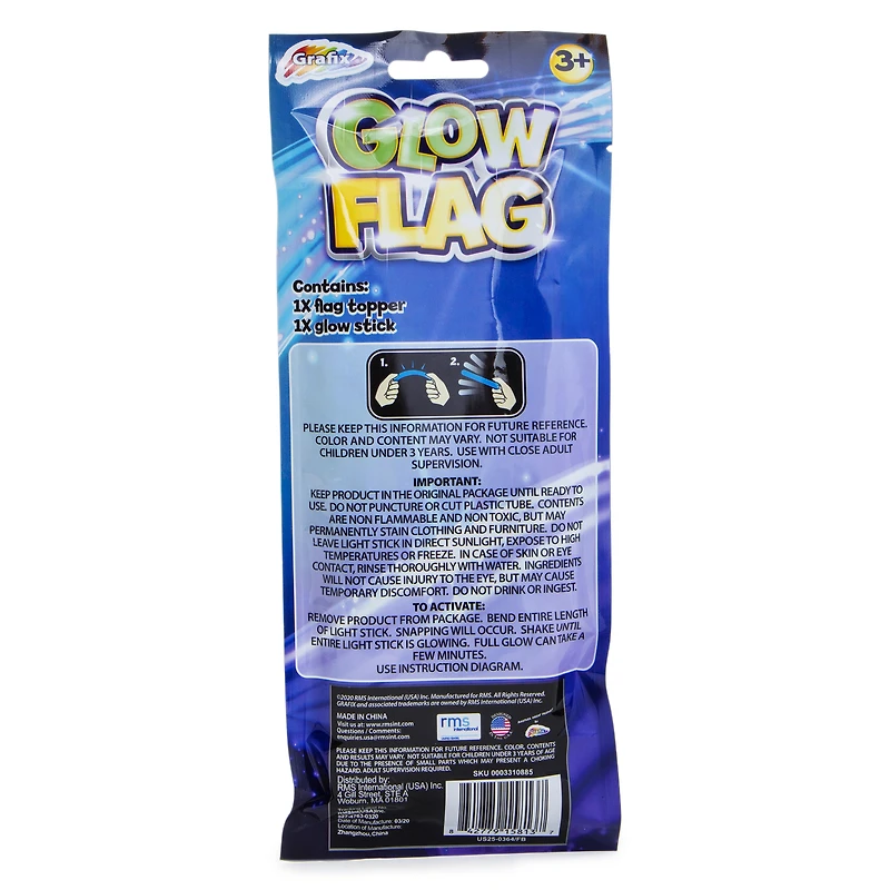 supreme glow USA flag wand