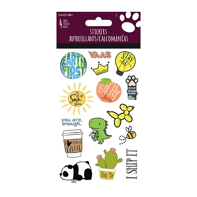 Trendy Stickers 4 Sheets