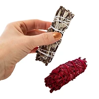 exotic sage smudge wands 2-pack - dragon's blood & yerba santa