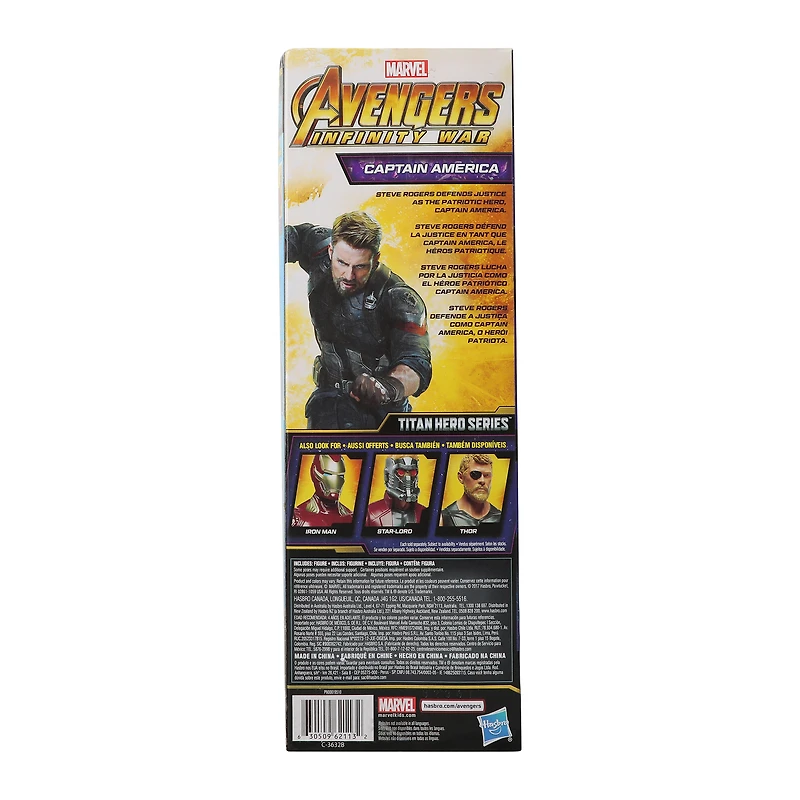 Disney Titan Hero Series Captain America Action Figure 12in