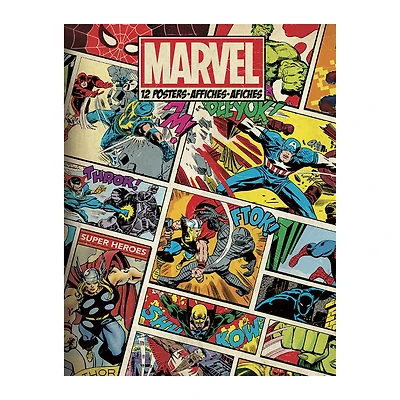 Marvel Poster Book 12-Count