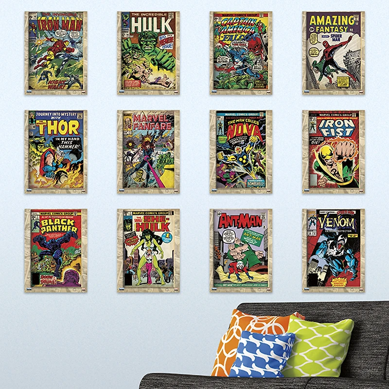 Marvel Poster Book 12-Count