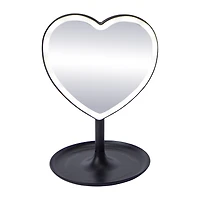 heart-shaped LED vanity mirror