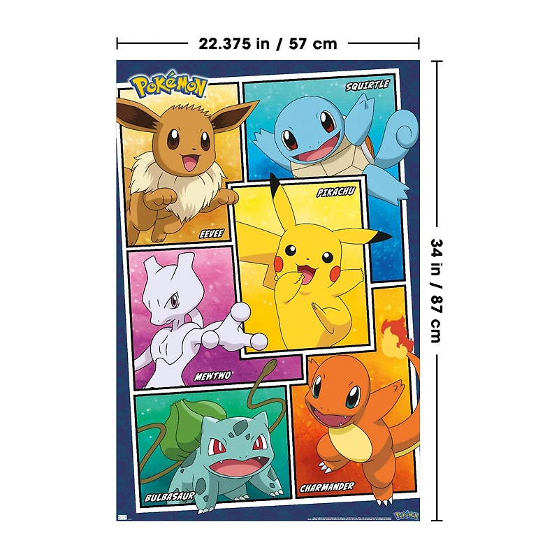Pokémon Collage Poster 22.3in x 34in