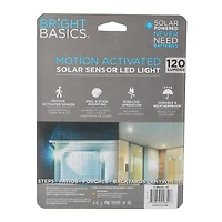 solar powered motion sensor light