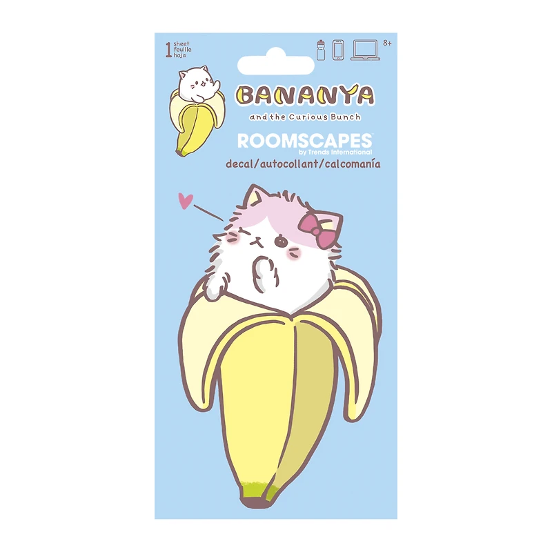 Bananya And The Curious Bunch Sticker Decal