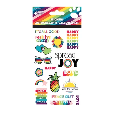 Positivity Stickers 4 Sheets