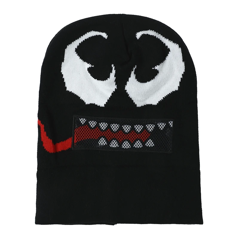 roll down Venom mask