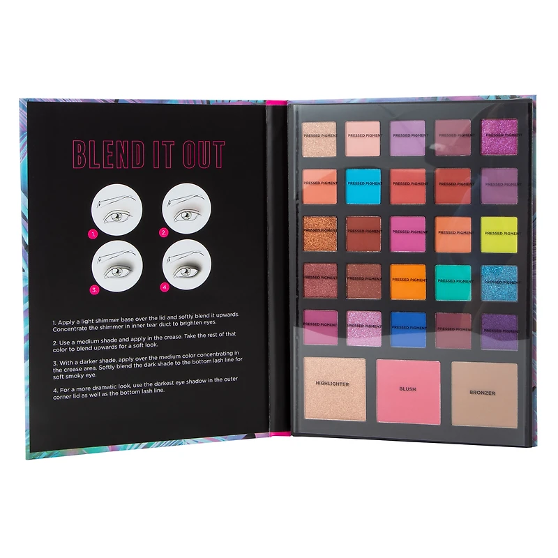 profusion eye & face 28-piece makeup palette
