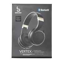 vertex metallic bluetooth® dj headphones with microphone