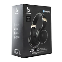vertex metallic bluetooth® dj headphones with microphone