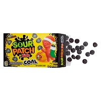 sour patch kids® coal black raspberry theater box candy 3.1oz - holiday theme