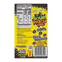sour patch kids® coal black raspberry theater box candy 3.1oz - holiday theme