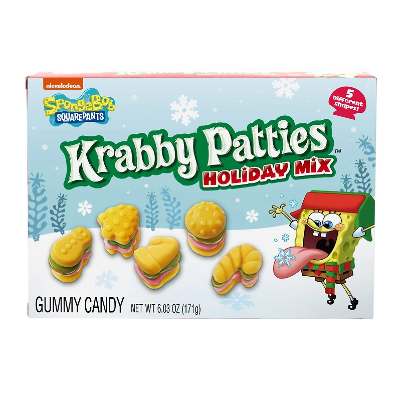 krabby patties™ holiday mix gummy candy 7.62oz