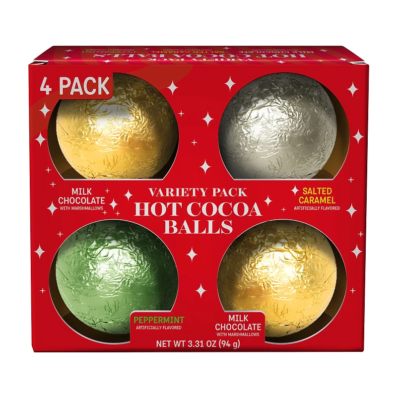 hot cocoa ball variety 4-pack