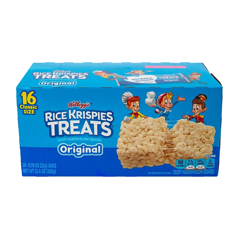 rice krispies treats® original marshmallow squares 16-count value pack