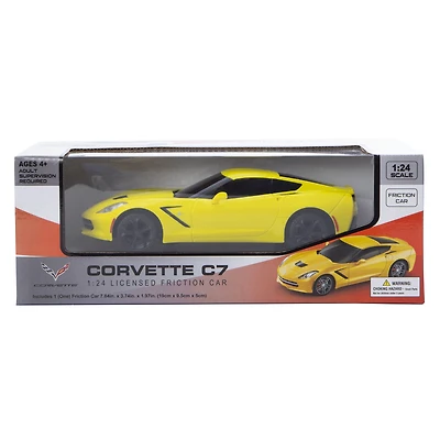 chevrolet corvette® 1:24 licensed friction car