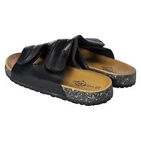 ladies double buckle sandals