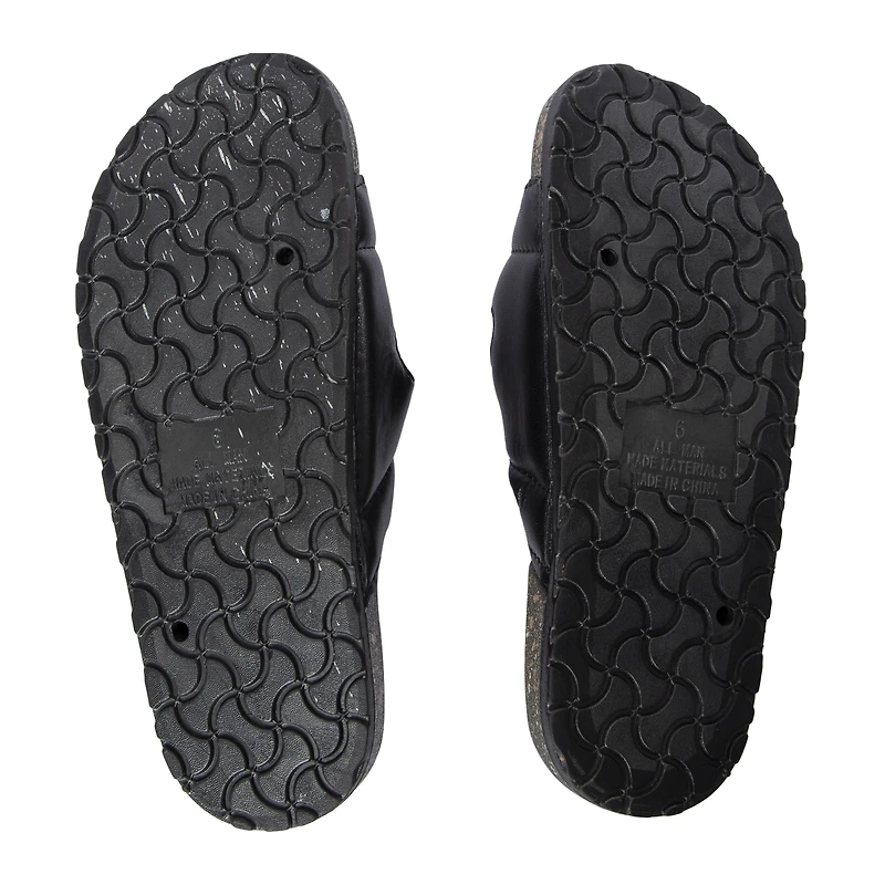 ladies double buckle sandals