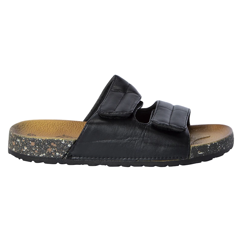 ladies double buckle sandals