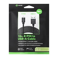 10ft 8-pin charging cable