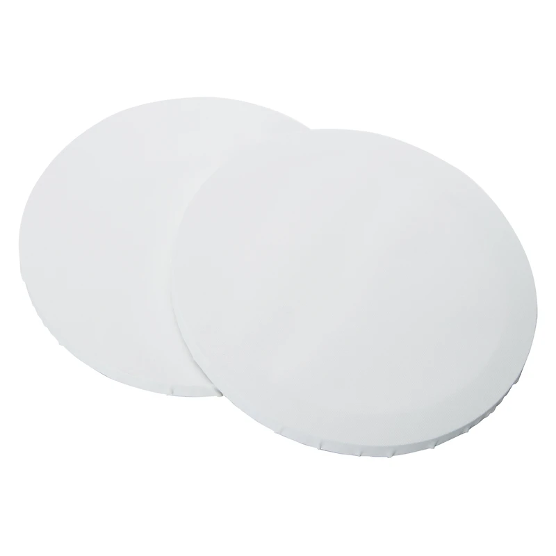 10in circle stretched canvas 2-pack